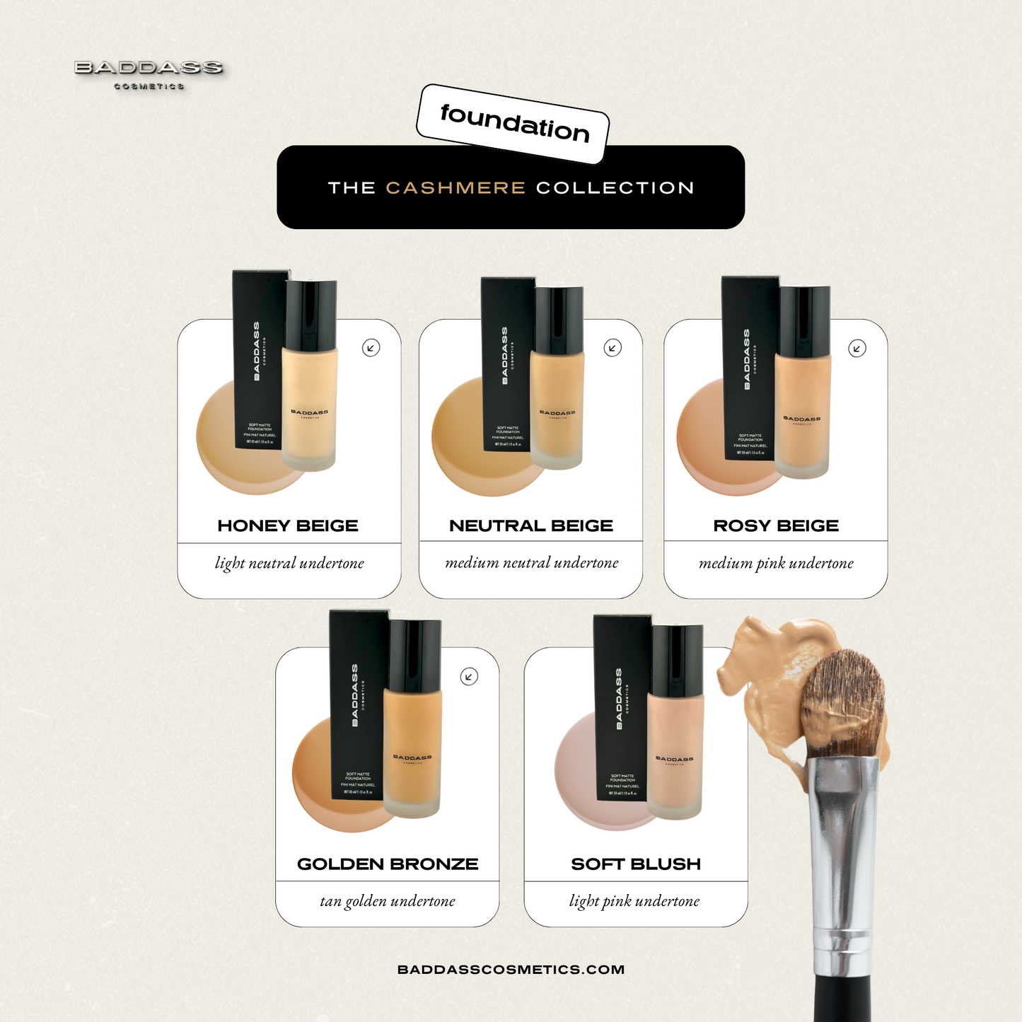 Baddass Cashmere Liquid Foundation