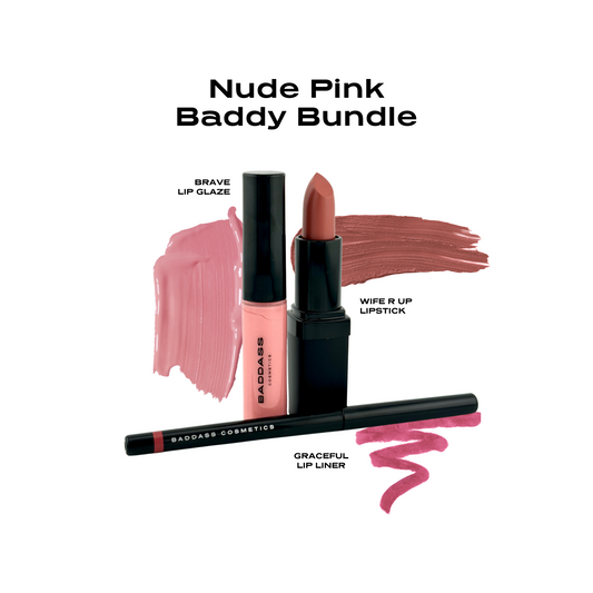 Baddass Nude Pink Lip Bundle