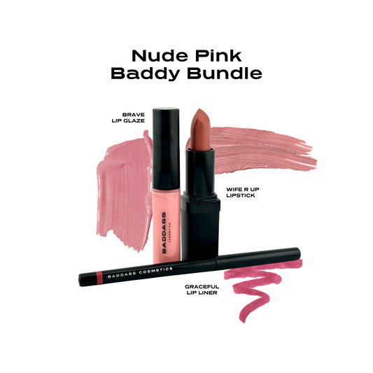 Baddass Nude Pink Lip Bundle