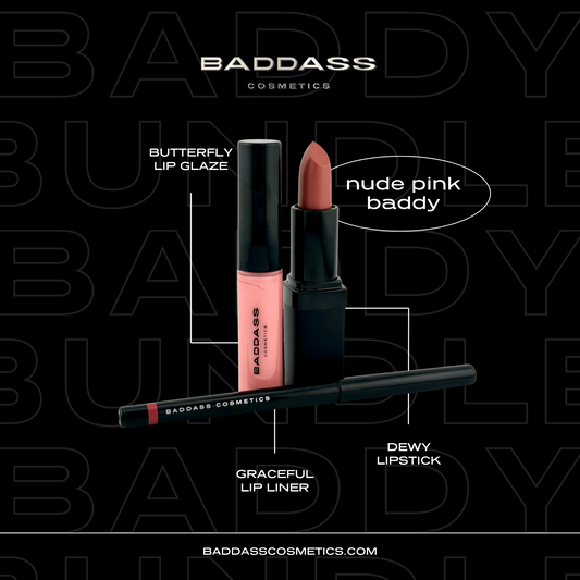 Baddass Nude Pink Lip Bundle